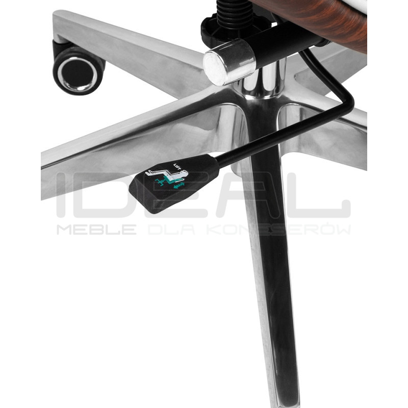 Fotel biurowy ADMIRAL szary – Elegancki fotel z regulacją