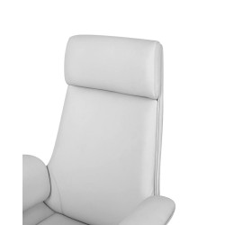 Fotel biurowy ADMIRAL szary – Elegancki fotel z regulacją