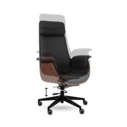 Fotel Biurowy ADMIRAL czarny – Krzesło ergonomiczne do biura