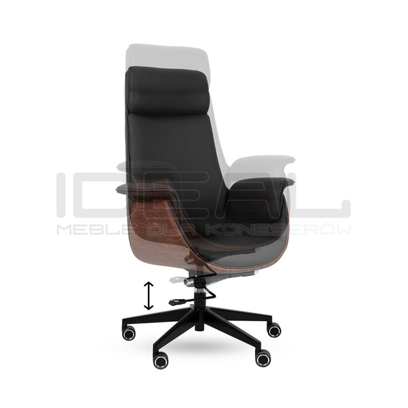 Fotel Biurowy ADMIRAL czarny – Krzesło ergonomiczne do biura