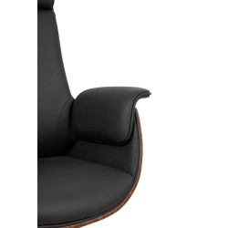 Fotel Biurowy ADMIRAL czarny – Krzesło ergonomiczne do biura