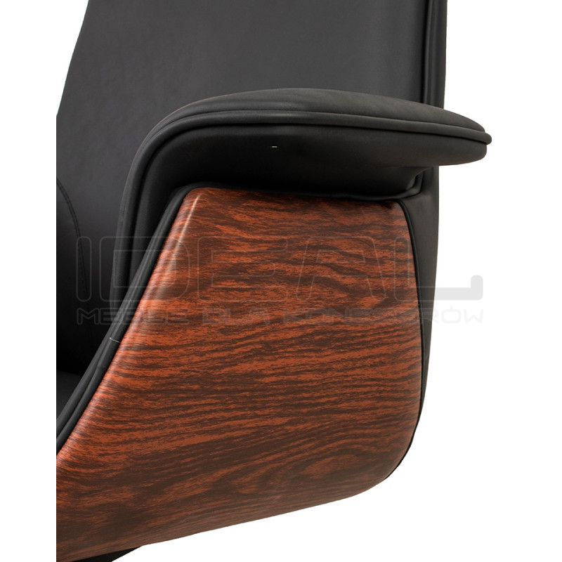 Fotel Biurowy ADMIRAL czarny – Krzesło ergonomiczne do biura