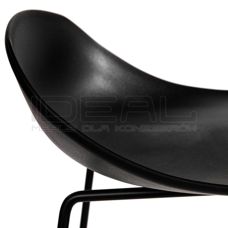 Hoker czarny Modern Rolf 75 do salonu, baru | IdealMeble.pl