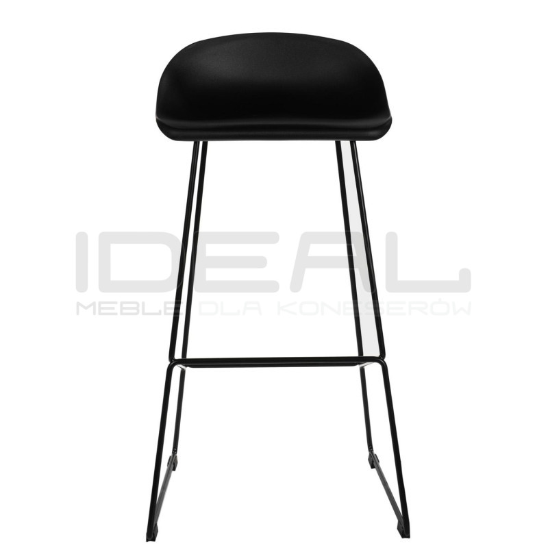 Hoker czarny Modern Rolf 75 do salonu, baru | IdealMeble.pl