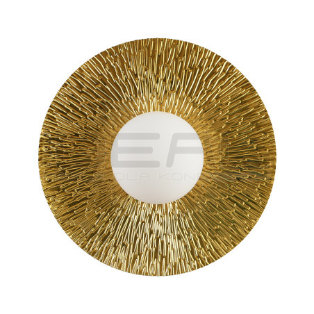 Kinkiet Sun: Złota Lampa Ścienna SUN M | Nowoczesny Art Deco