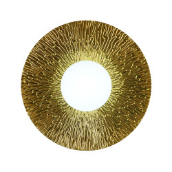 Kinkiet Sun: Złota Lampa Ścienna SUN M | Nowoczesny Art Deco