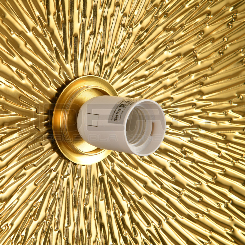 Kinkiet Sun: Złota Lampa Ścienna SUN M | Nowoczesny Art Deco