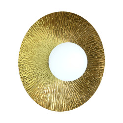 Kinkiet Sun: Złota Lampa Ścienna SUN M | Nowoczesny Art Deco