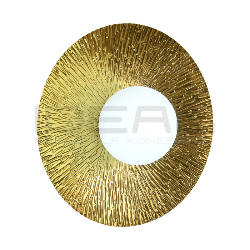 Kinkiet Sun: Złota Lampa Ścienna SUN M | Nowoczesny Art Deco