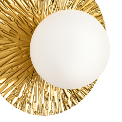 Kinkiet Sun: Złota Lampa Ścienna SUN M | Nowoczesny Art Deco