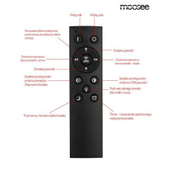 Lampa RINGS 3 Złota – Nowoczesny Plafon LED z Pilotem