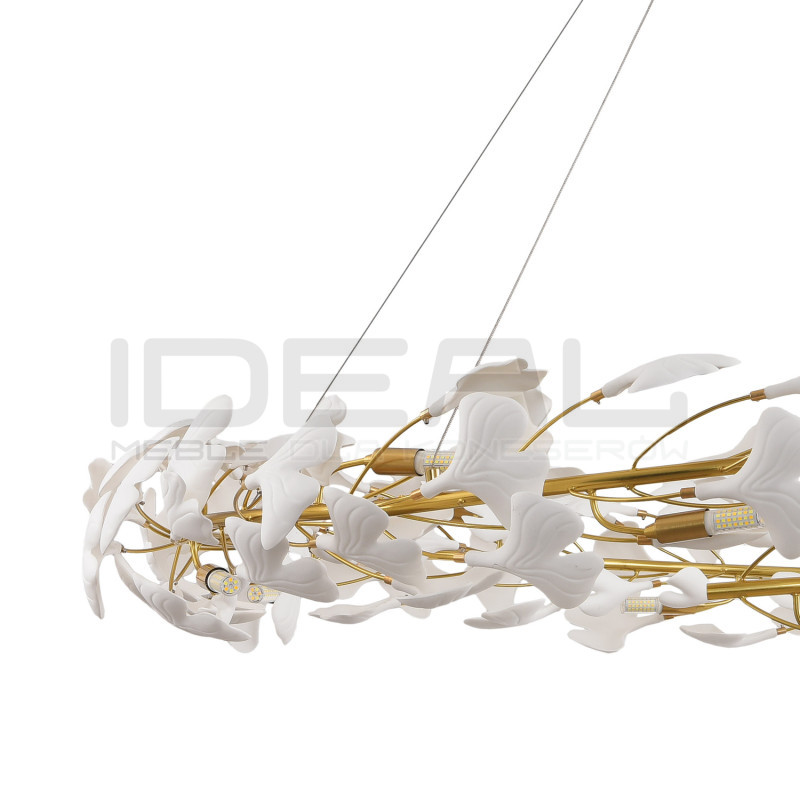 Lampa wisząca BOTANIKA 150 – Złoty wieniec| IdealMeble.pl