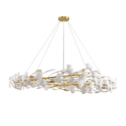 Lampa wisząca BOTANIKA 150 – Złoty wieniec| IdealMeble.pl