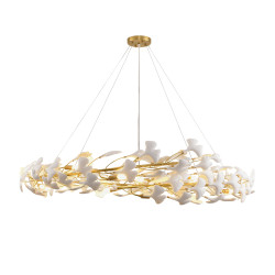 Lampa wisząca BOTANIKA 150 – Złoty wieniec| IdealMeble.pl