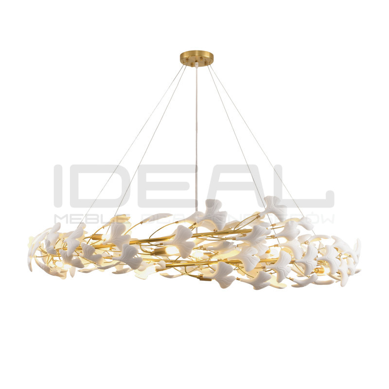 Lampa wisząca BOTANIKA 150 – Złoty wieniec| IdealMeble.pl
