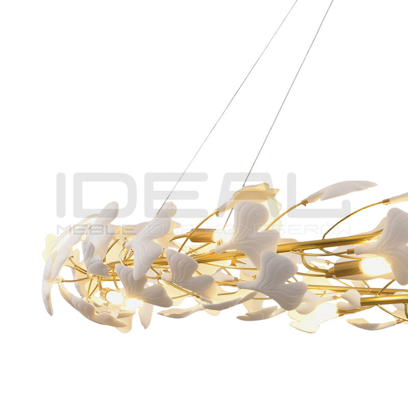 Lampa wisząca BOTANIKA 150 – Złoty wieniec| IdealMeble.pl