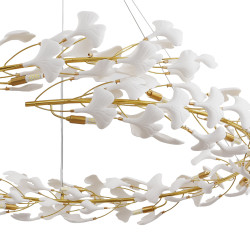 Lampa wisząca BOTANIKA 150 – Złoty wieniec| IdealMeble.pl