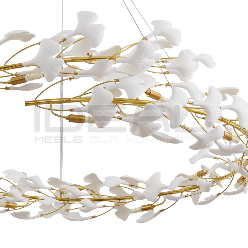 Lampa wisząca BOTANIKA 150 – Złoty wieniec| IdealMeble.pl