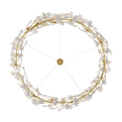 Lampa wisząca BOTANIKA 150 – Złoty wieniec| IdealMeble.pl