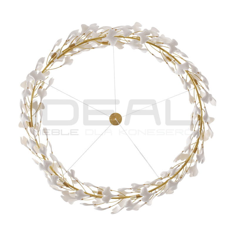 Lampa wisząca BOTANIKA 150 – Złoty wieniec| IdealMeble.pl