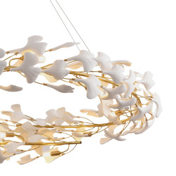 Lampa wisząca BOTANIKA 150 – Złoty wieniec| IdealMeble.pl