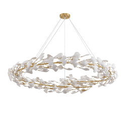 Lampa wisząca BOTANIKA 150 – Złoty wieniec| IdealMeble.pl