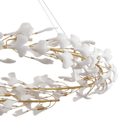 Lampa wisząca BOTANIKA 150 – Złoty wieniec| IdealMeble.pl