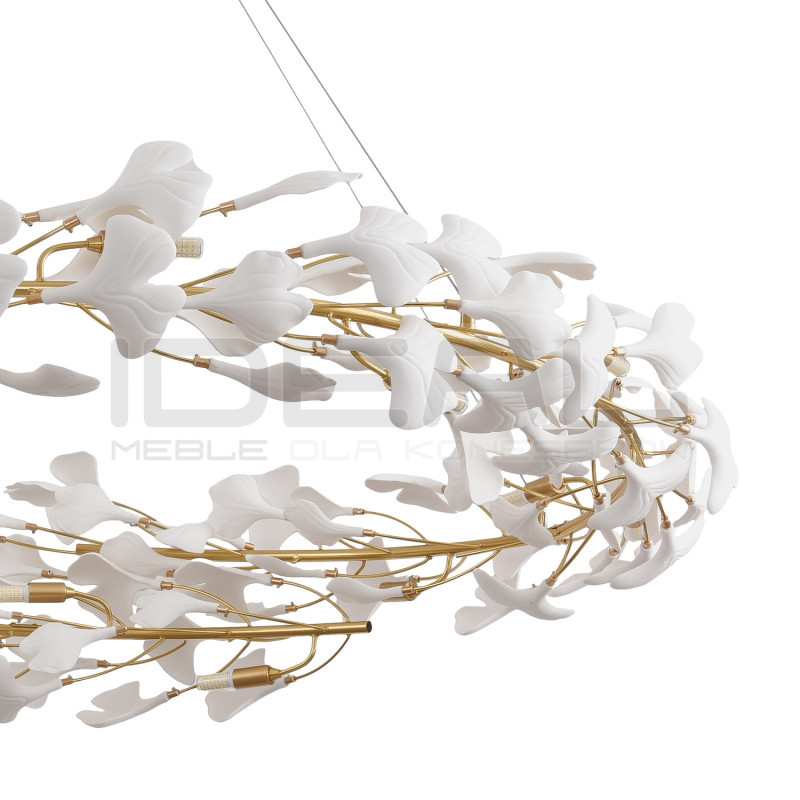 Lampa wisząca BOTANIKA 150 – Złoty wieniec| IdealMeble.pl