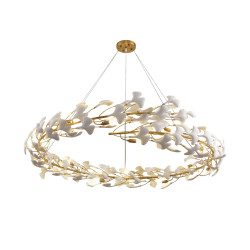 Lampa wisząca BOTANIKA 150 – Złoty wieniec| IdealMeble.pl