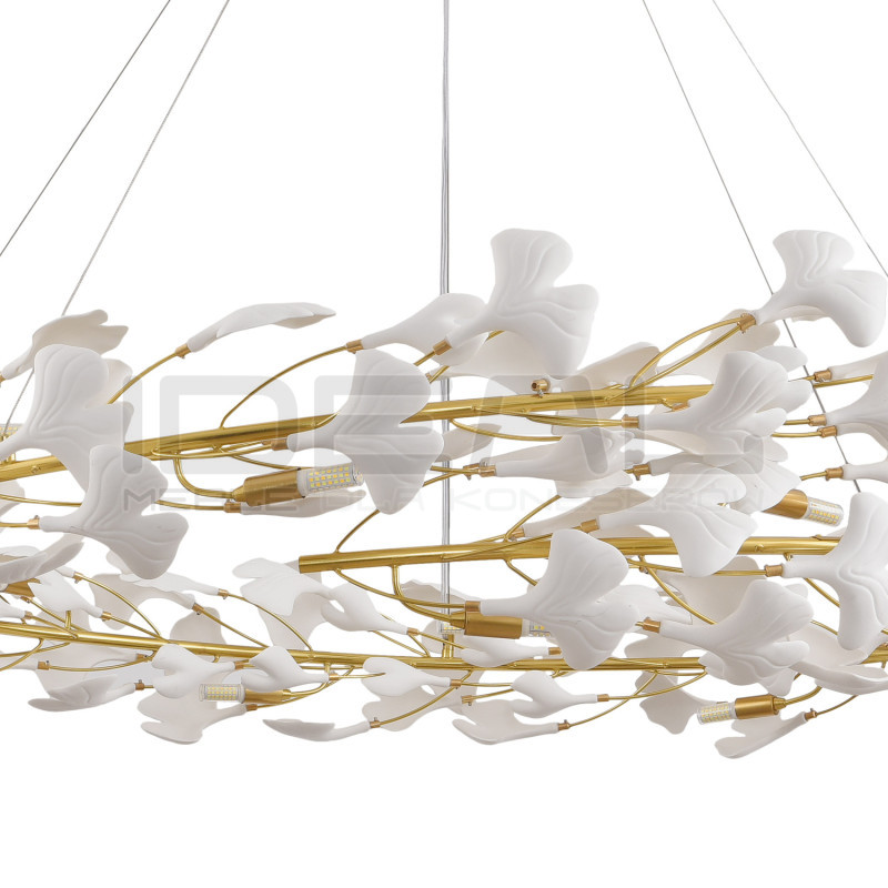 Lampa wisząca BOTANIKA 150 – Złoty wieniec| IdealMeble.pl