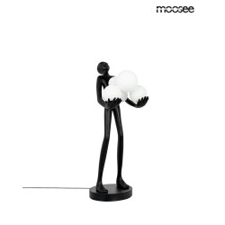 Lampa stołowa HUMAN czarna – nowoczesna rzeźba i oświetlenie