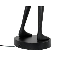 Lampa stołowa HUMAN czarna – nowoczesna rzeźba i oświetlenie