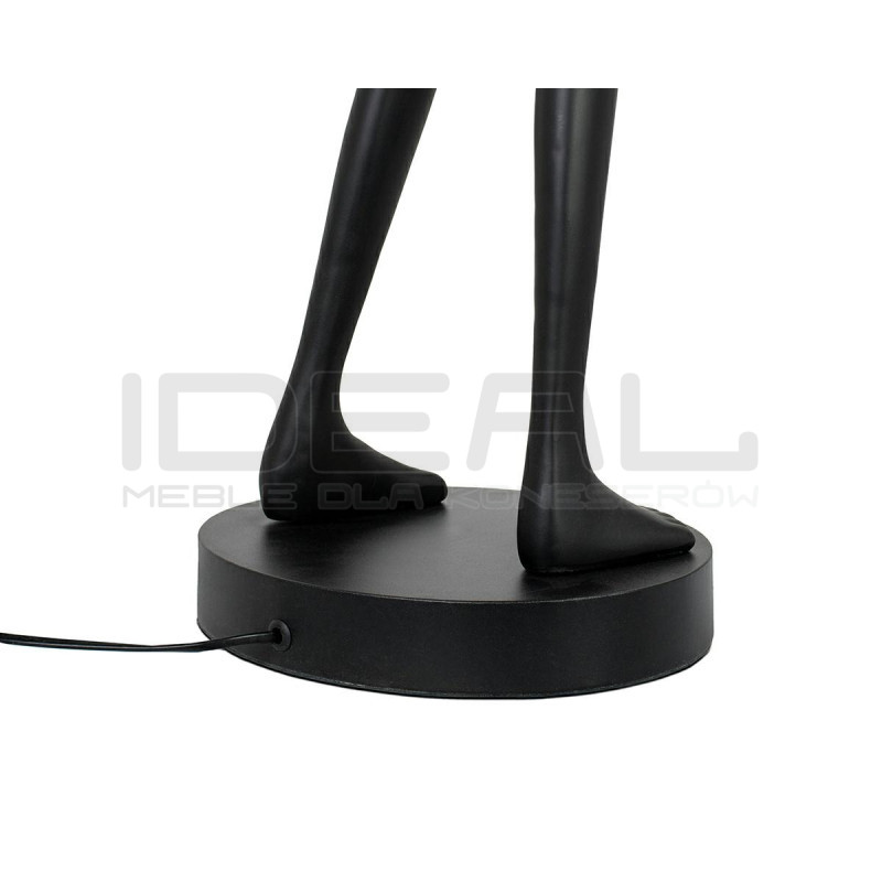 Lampa stołowa HUMAN czarna – nowoczesna rzeźba i oświetlenie