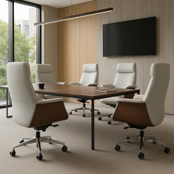 Fotel biurowy ADMIRAL szary – Elegancki fotel z regulacją