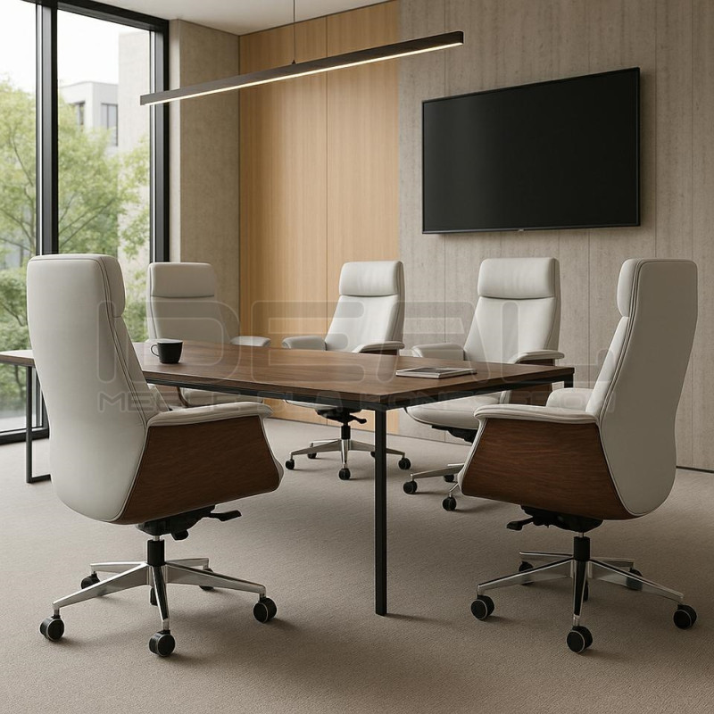 Fotel biurowy ADMIRAL szary – Elegancki fotel z regulacją