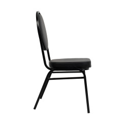 Krzesło bankietowe HESTIA biało złote - ekoskóra |IdealMeble