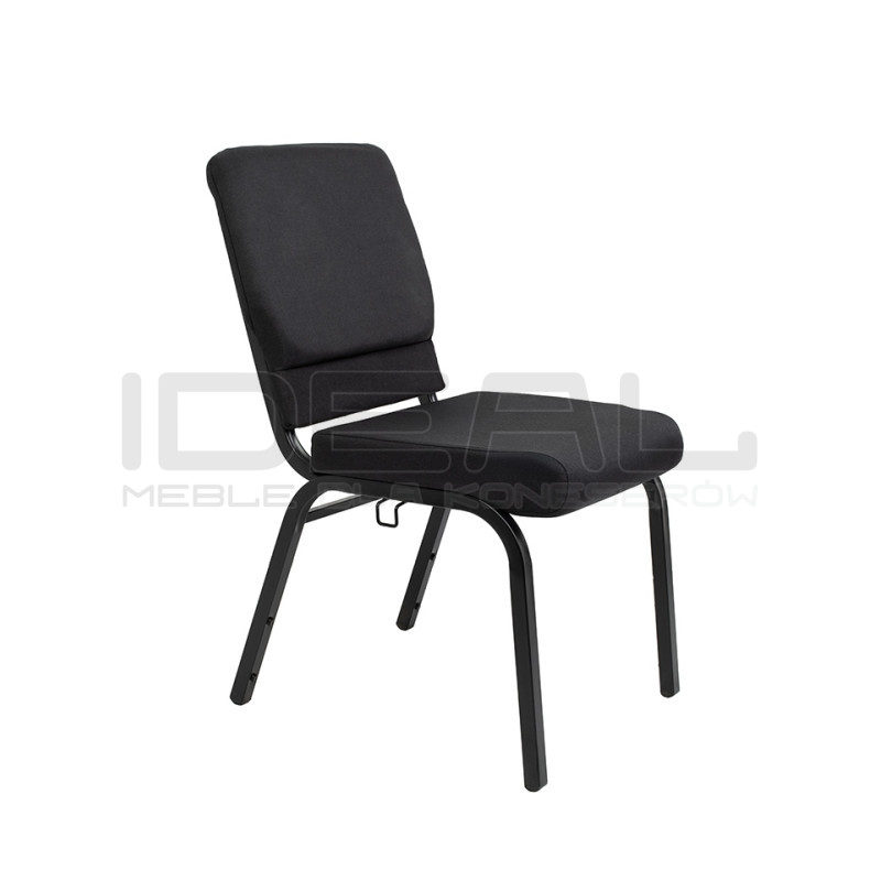 Krzesło konferencyjne SAMOS czarne – wygodne i solidne