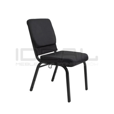 Krzesło konferencyjne SAMOS czarne – wygodne i solidne