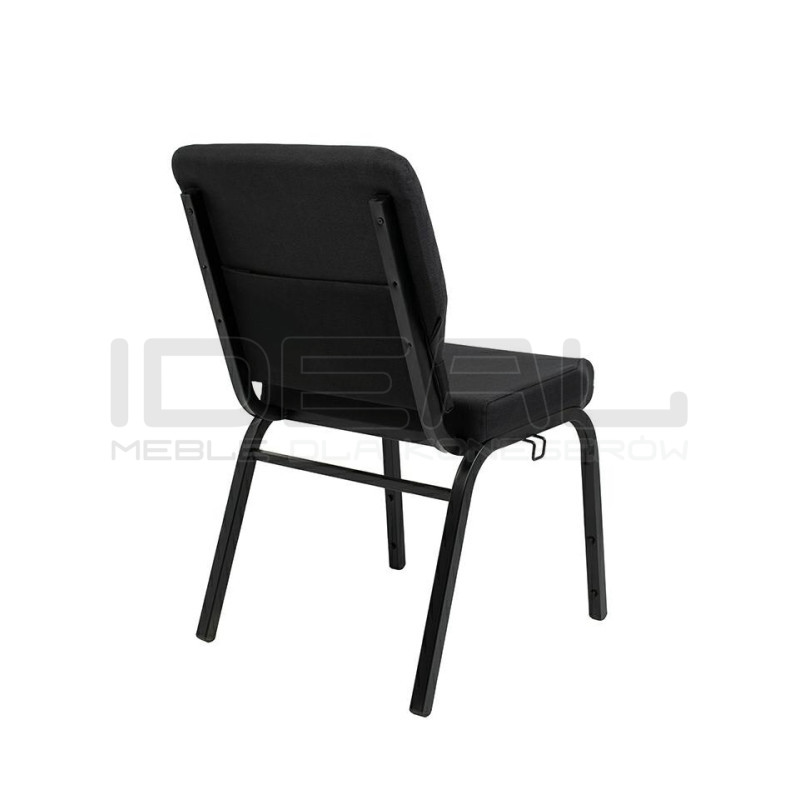 Krzesło konferencyjne SAMOS czarne – wygodne i solidne