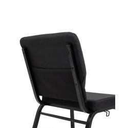 Krzesło konferencyjne SAMOS czarne – wygodne i solidne