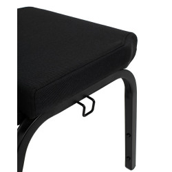 Krzesło konferencyjne SAMOS czarne – wygodne i solidne