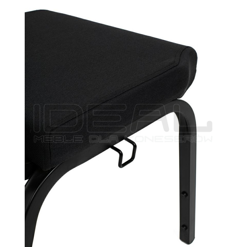 Krzesło konferencyjne SAMOS czarne – wygodne i solidne