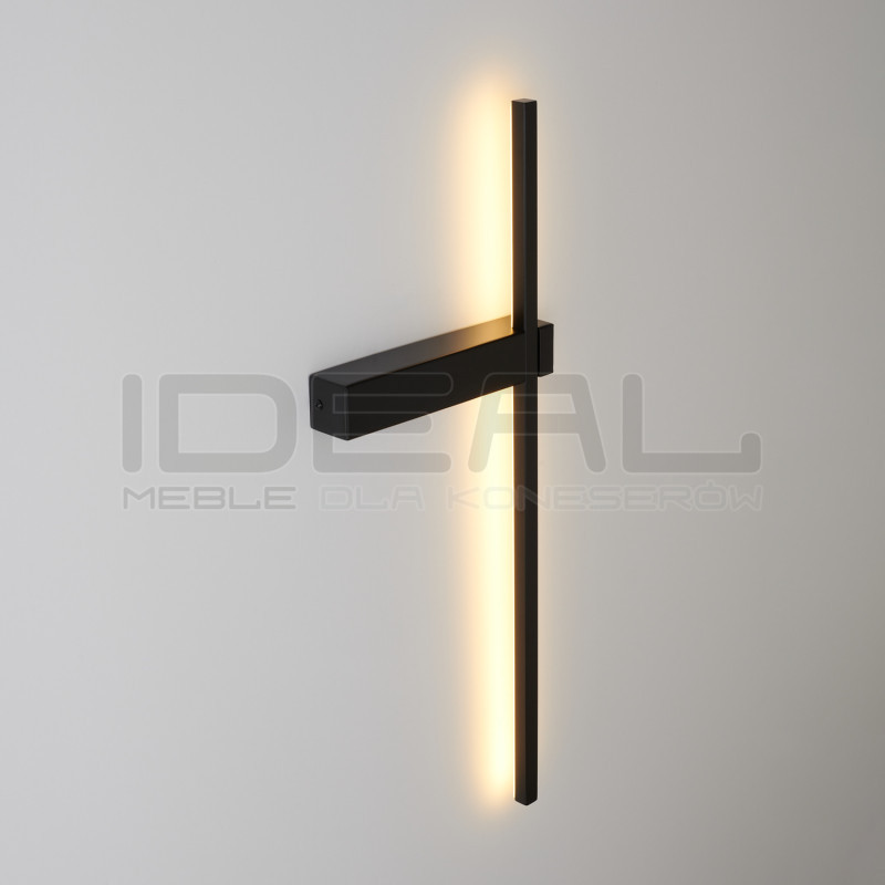 Kinkiet SOUL czarny – światło z duszą, minimalistyczna forma