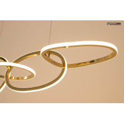 Lampa wisząca glamour złota JAZZ 5 | IdealMeble.pl