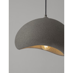 Lampa Wabi 40 szara – lampa wisząca w stylu wabi sabi |Seria