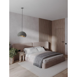 Lampa Wabi 40 szara – lampa wisząca w stylu wabi sabi |Seria