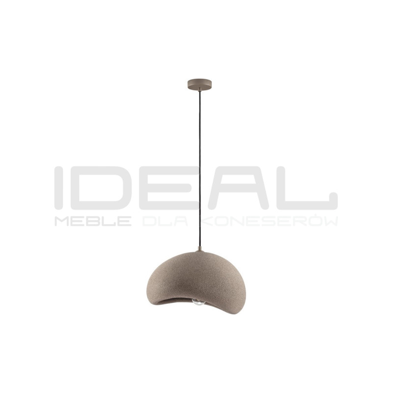 Lampa Wabi 40 brązowa – gliniana forma, naturalne światło