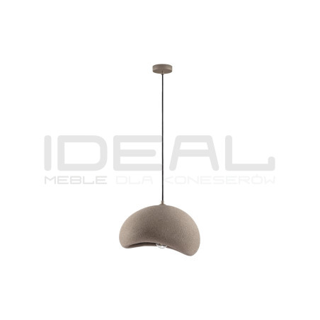 Lampa Wabi 40 brązowa – gliniana forma, naturalne światło