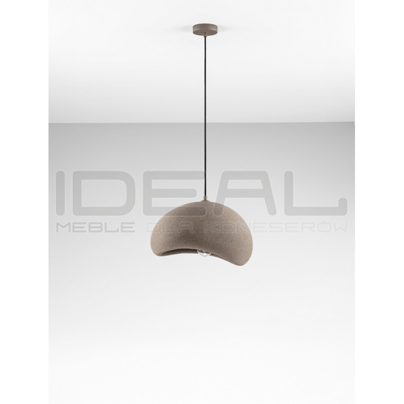 Lampa Wabi 40 brązowa – gliniana forma, naturalne światło