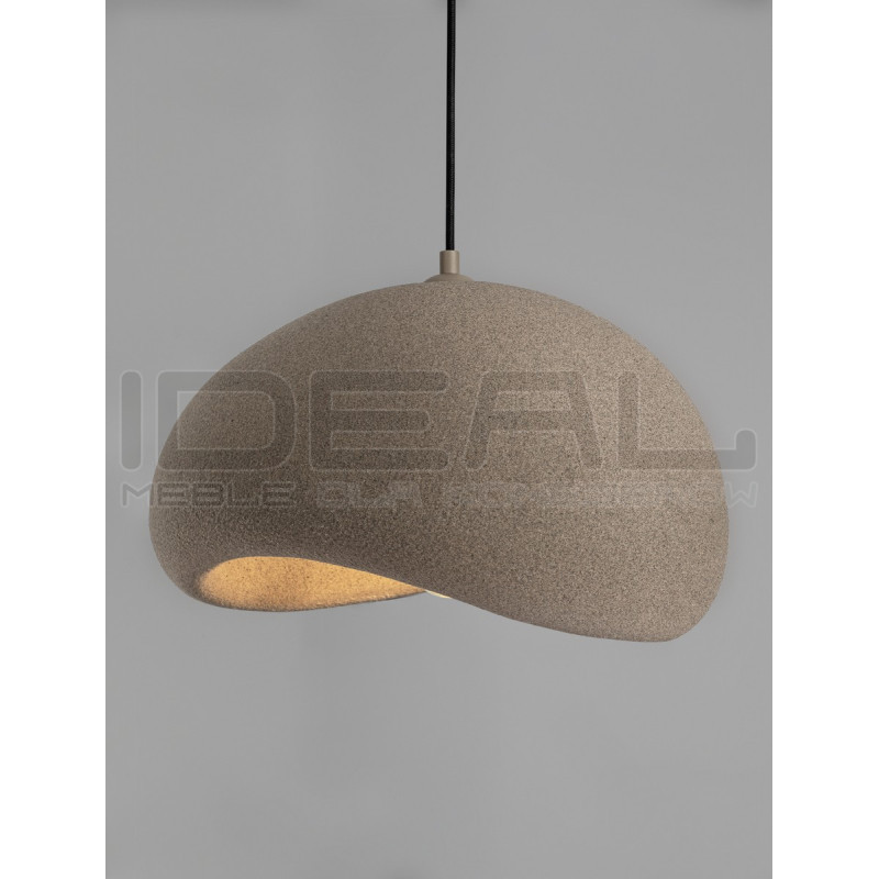 Lampa Wabi 40 brązowa – gliniana forma, naturalne światło